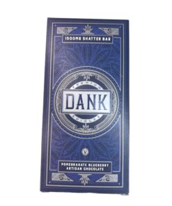Dank 1500mg THC Shatter Chocolate Bar - Blueberry Pomegranate