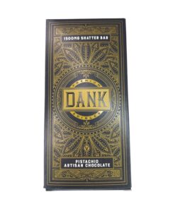 Dank 1500mg THC Shatter Chocolate Bar - Pistachio Milk Chocolate