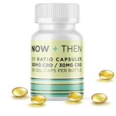 NOW + THEN CBD 30mg : CBG 30mg -30 Capsule