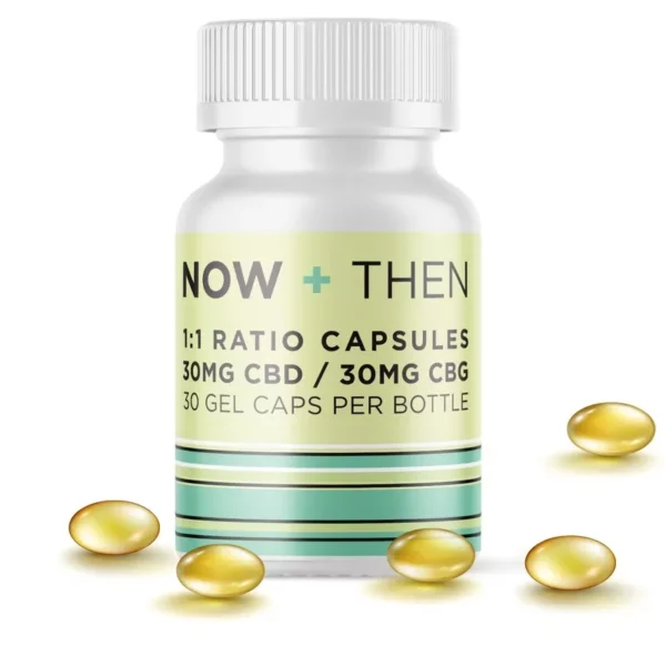 NOW + THEN CBD 30mg : CBG 30mg -30 Capsule