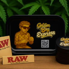 GoldenBoy Grinder & Tray Set