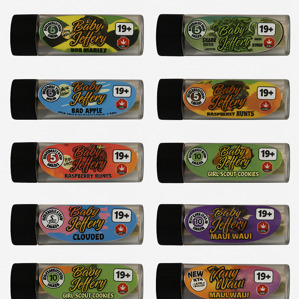 Baby Jeffery Pre-Roll 0.7G 1 Baby Jeffery Pre-Roll 0.5G – Small in Size, Big in Flavor