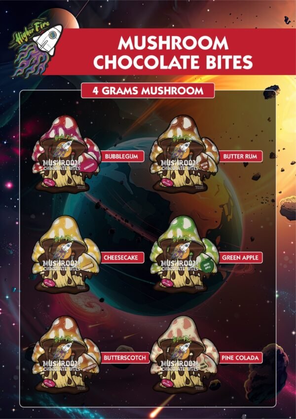 Magic Mushroom Chocolate Bites 4000 MG
