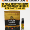 Mix and Match Full Spectrum Diamond Cartridge 1.1G
