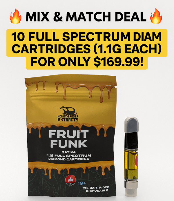 Mix and Match Full Spectrum Diamond Cartridge 1.1G