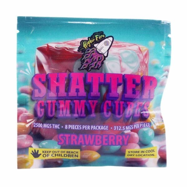 2500MG Shatter Gummy Cubes