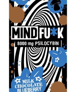 Psilocybin Chocolate Bar 8000MG  – Milk Chocolate Blueberry