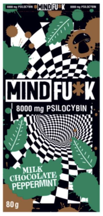 Psilocybin Chocolate Bar 8000MG - Milk Chocolate Peppermint 1 Psilocybin Chocolate Bar 8000MG - Milk Chocolate Peppermint