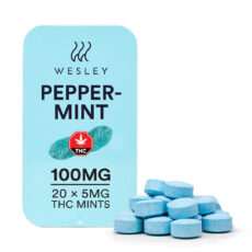 100mg THC Peppermint Mints