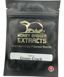 3.5G Shatter - Honey Badger Extracts
