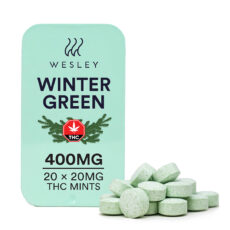 400mg THC Winter Green Mints