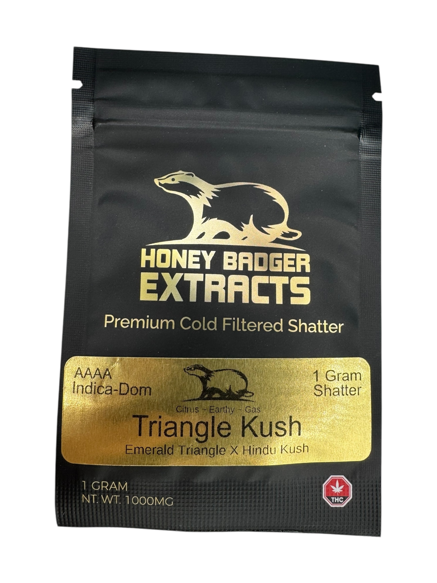 Shatter Honey Badger Extracts Triangle Kush 1g