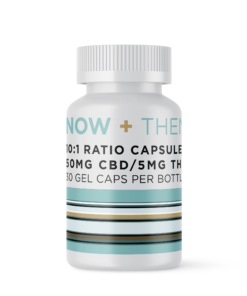 50mg CBD : 5 mg THC Capsules