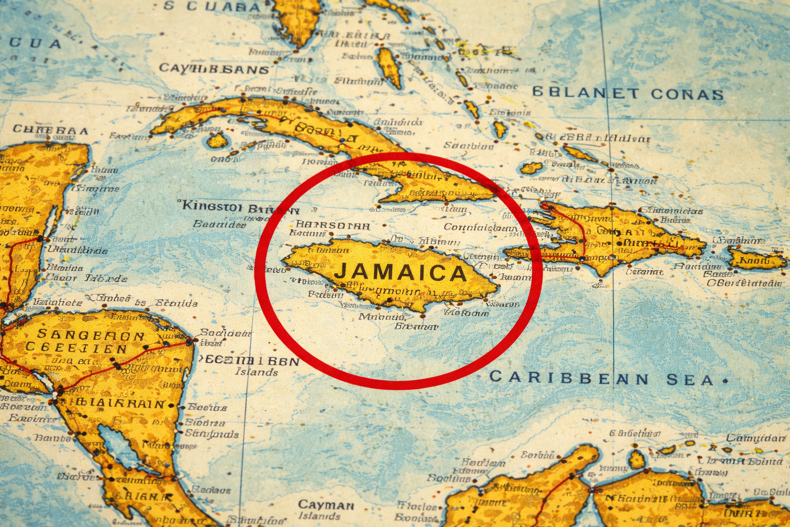 Jamaica Map