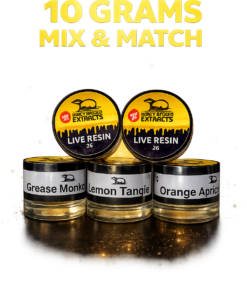 Mix and Match 10G of Live Resin 2G- Honey Badger Extract