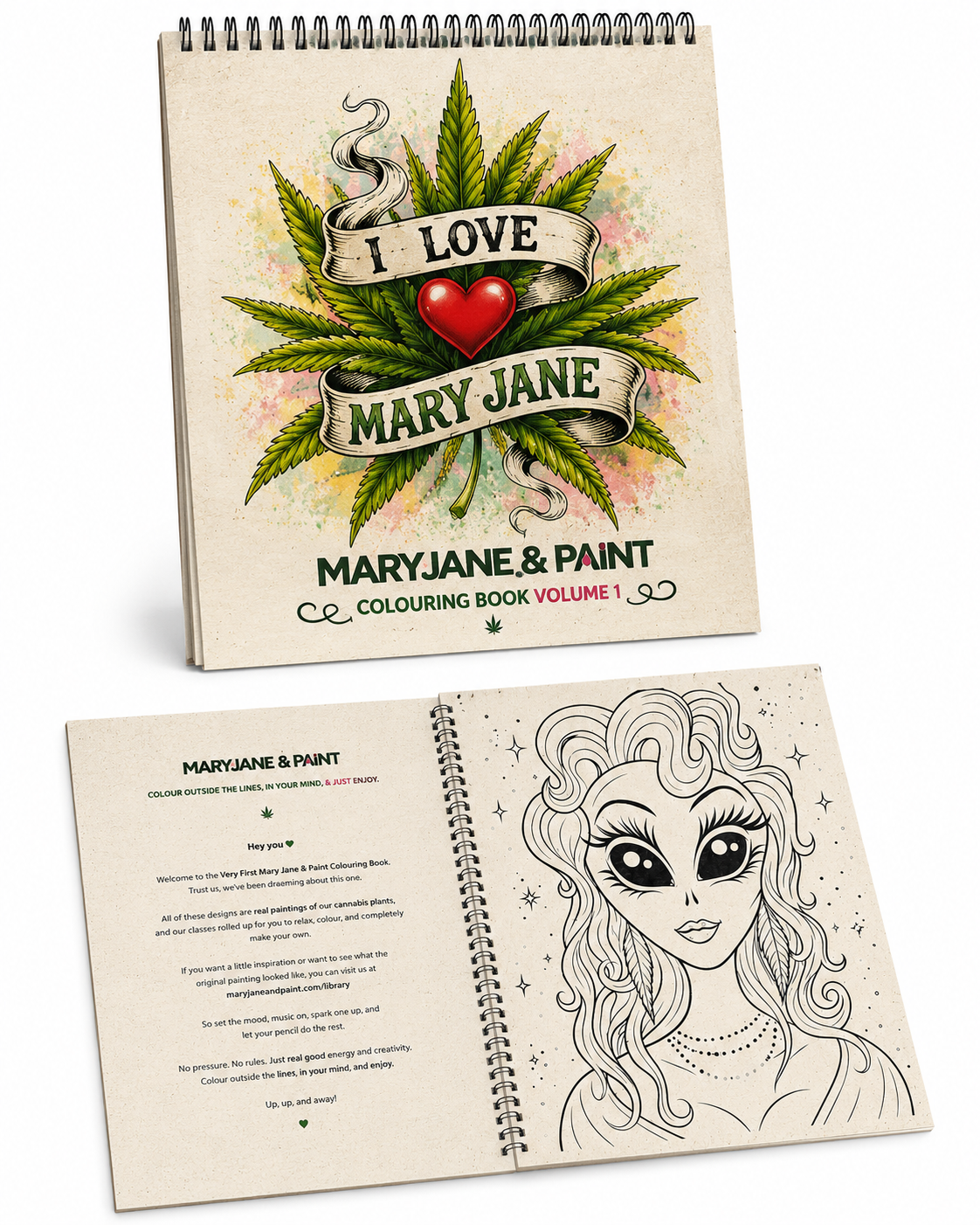 MaryJane & Paint - Coloring Book Volume 1 1 MaryJane & Paint - Coloring Book Volume 1