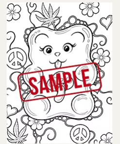MaryJane & Paint - Coloring Book Volume 1 5 sample