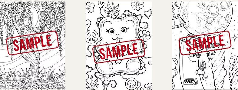 MaryJane & Paint - Coloring Book Volume 1 3 MaryJane & Paint - Coloring Book Volume 1 - Image 3