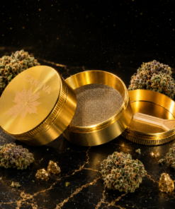 Zinc- Gold Herb Grinders