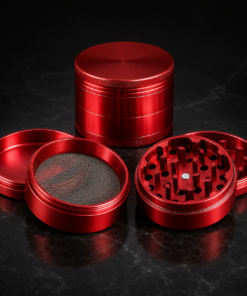 Zinc -Red Herb Grinders