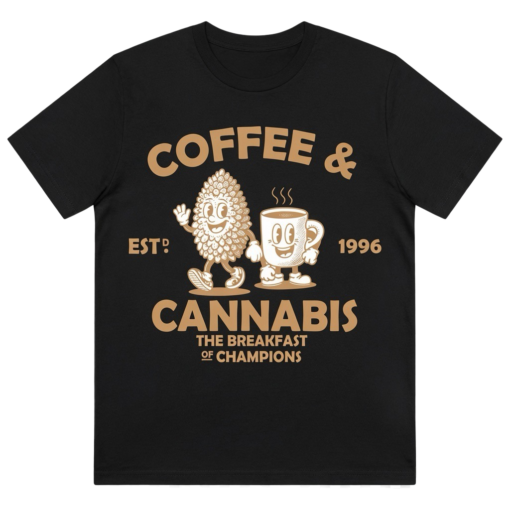 Coffee & Cannabis Shirt 1 Coffee & Cannabis Shirt