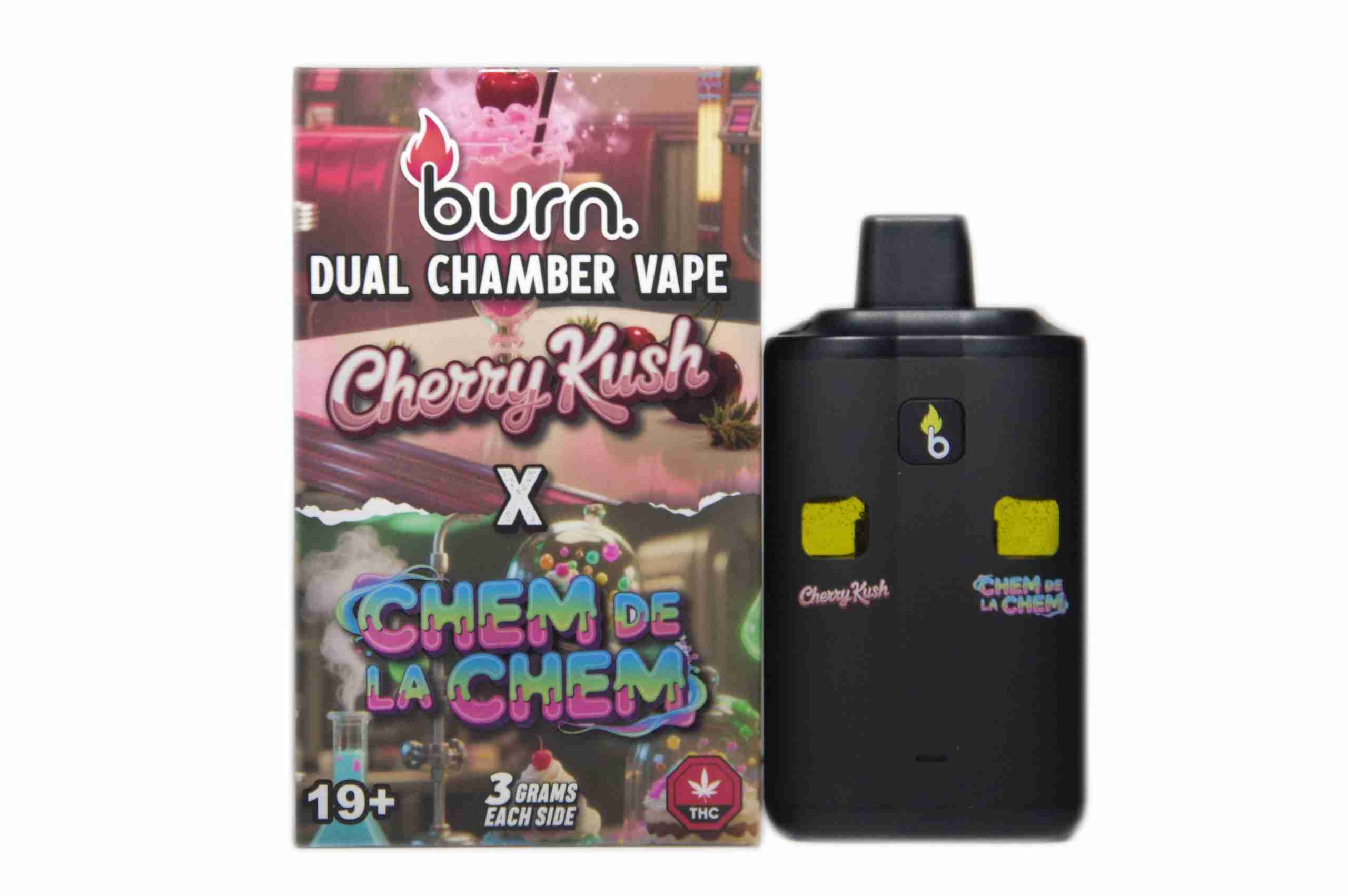 6 Gram Dual Chamber Burn Disposable Vape (3G + 3G) 1 6 Gram Dual Chamber Burn Disposable Vape (3G + 3G)