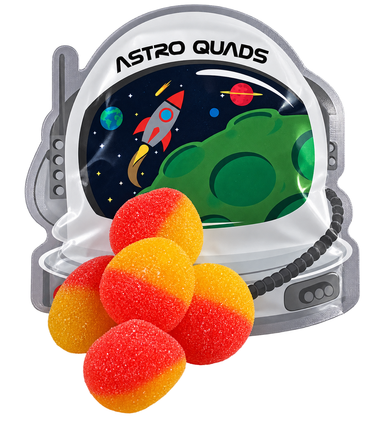 500MG Assorted Gummies - Astro Quads 1 500MG Assorted Gummies - Astro Quads